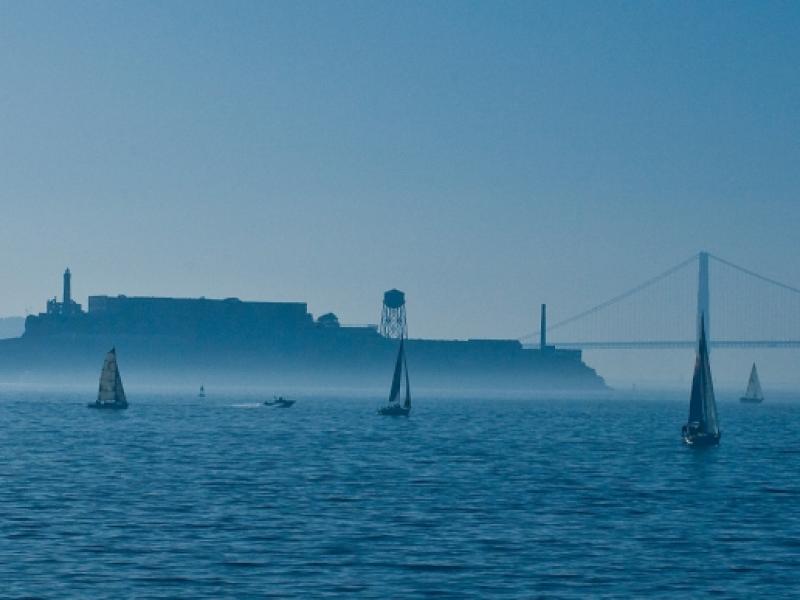 Sailing Alcatraz and the Golden Gate