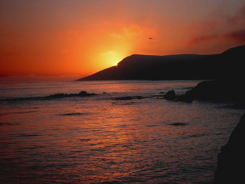 Sunset at Morro Bay, California