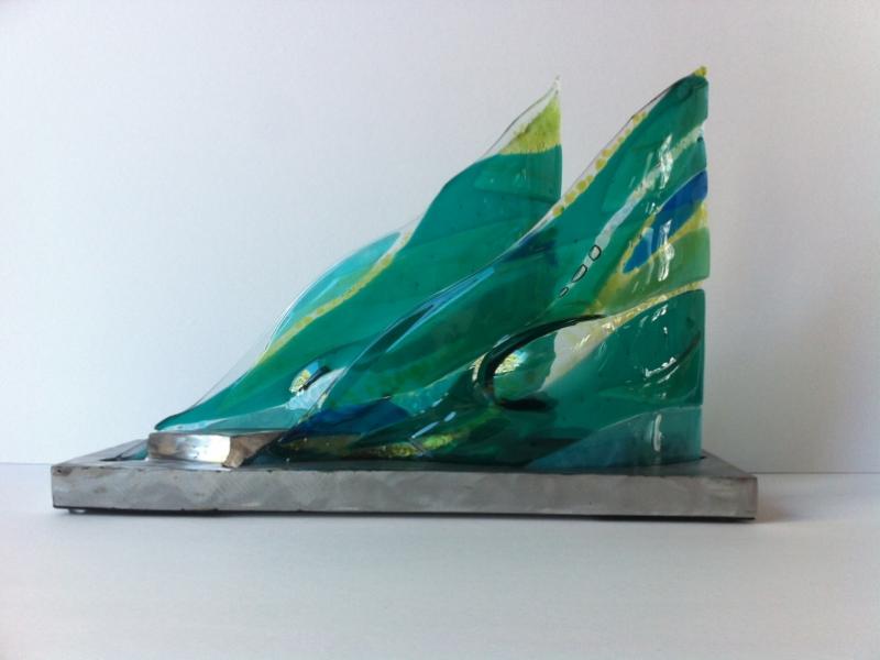 glass steel sculpture FireForge 