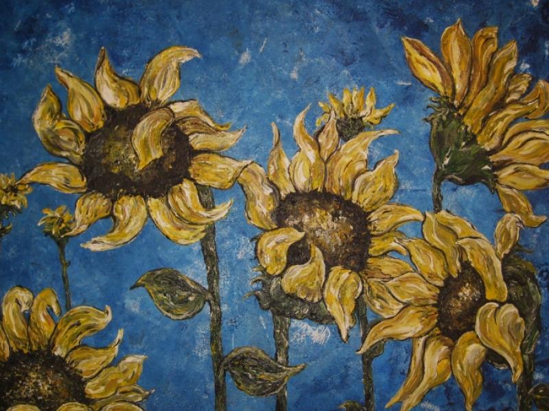 "A Field of Sunflowers"