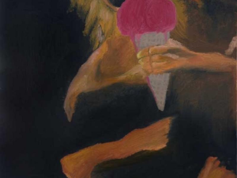 saturn devouring an ice cream cone