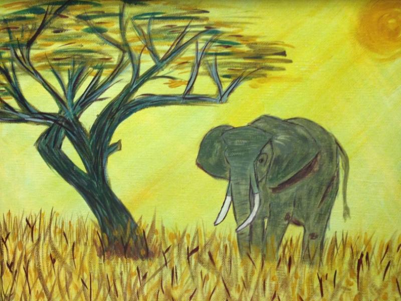 Elephant, animal rights, by Dawn Cooper, Moonscribe, how I became an elephant