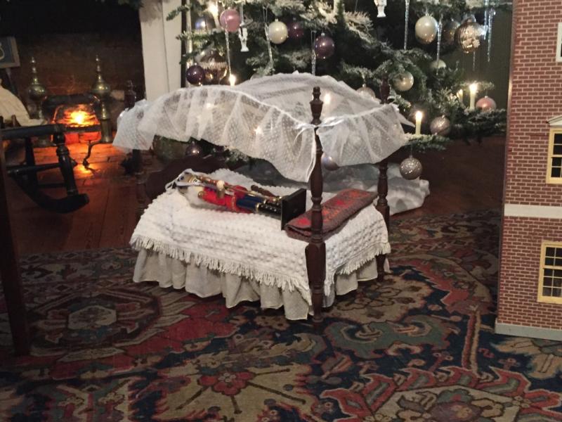 Christmas Doll Bed