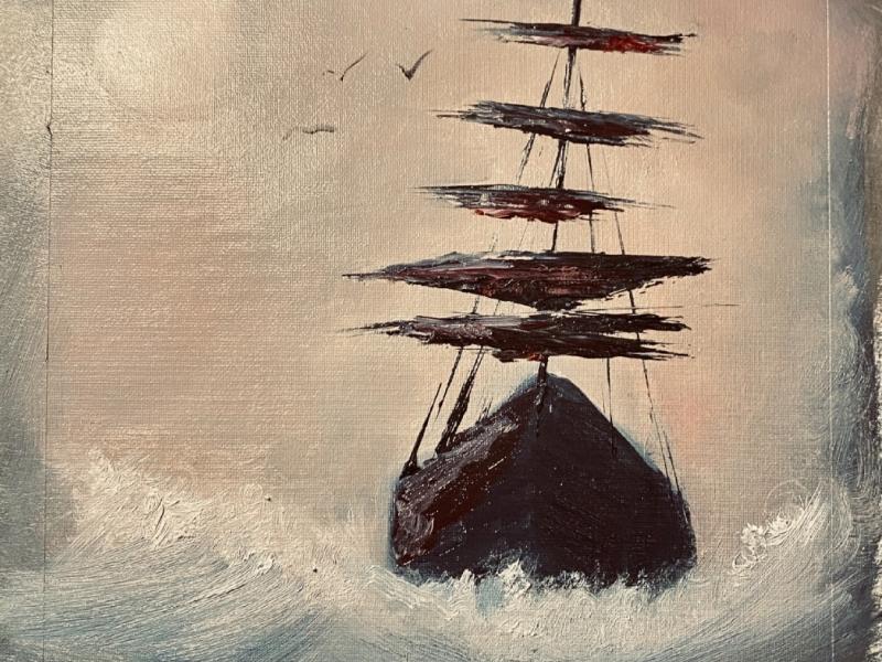 Ghost Ship - oil on canvas