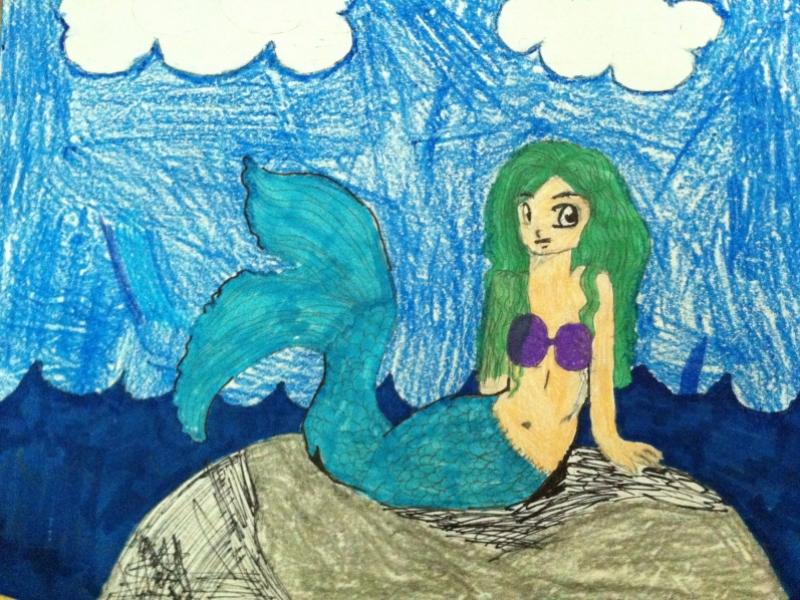 Mermaid by the sea