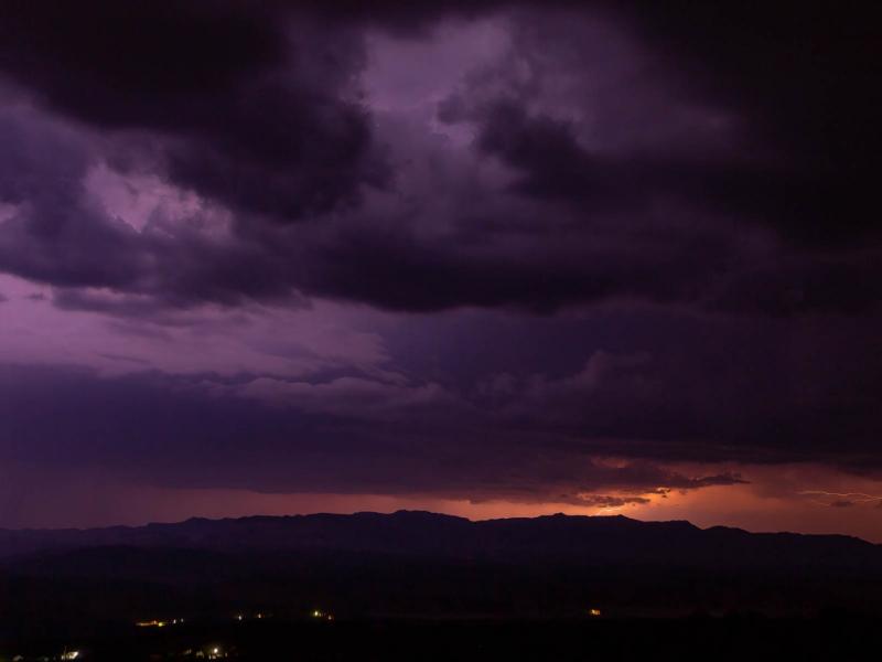 Tucson Sumer Storm at Sunset