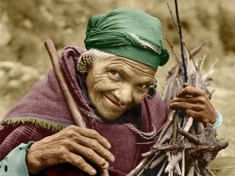 Woman in Manali, India
