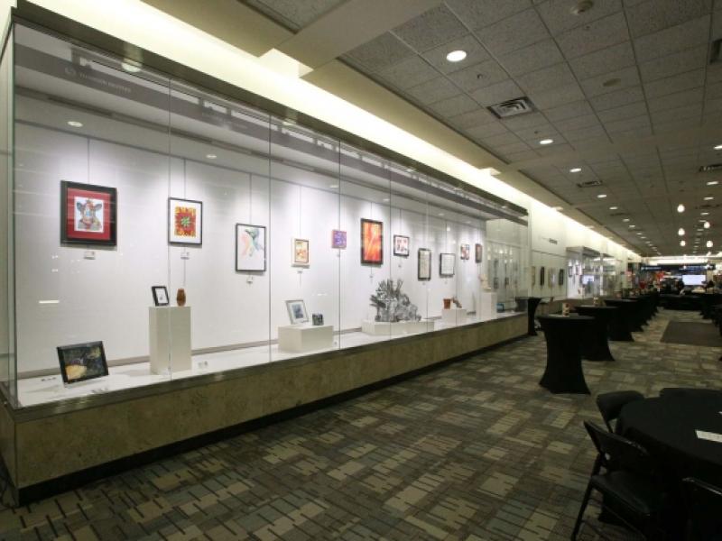 5th Annual Exhibit Thomas Reuter C Concourse Art Gallery set up for the NAP awards Reception