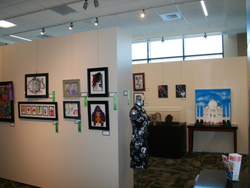 6th Annual Exhibit depARTures Gallery of Reno-Tahoe International Airport filled with artwork from employees and their family members