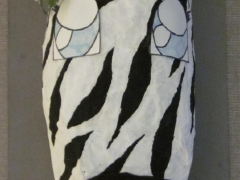 1st Annual Exhibit Zebra Mask