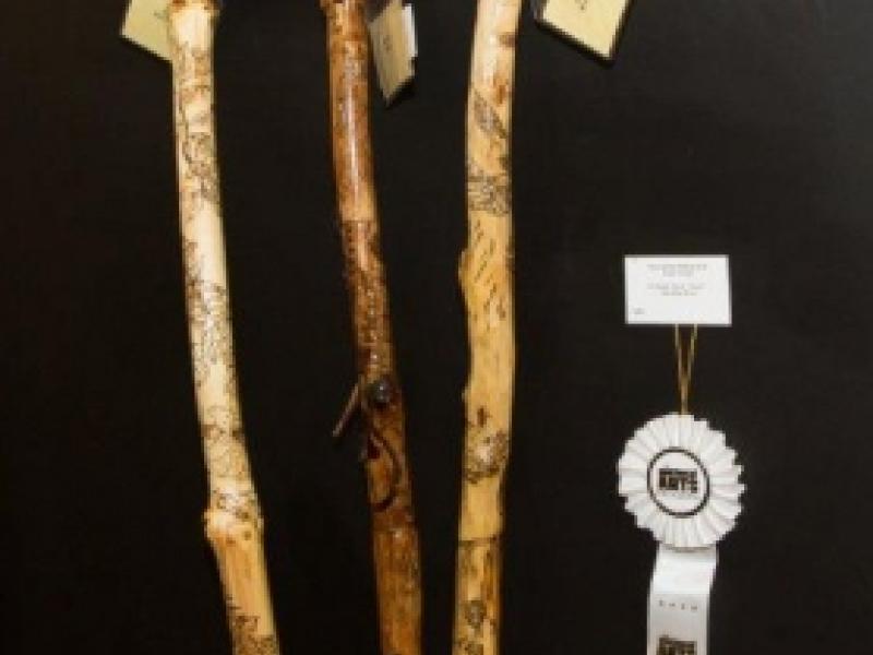 7th Annual Exhibit Personalized Walking Stick