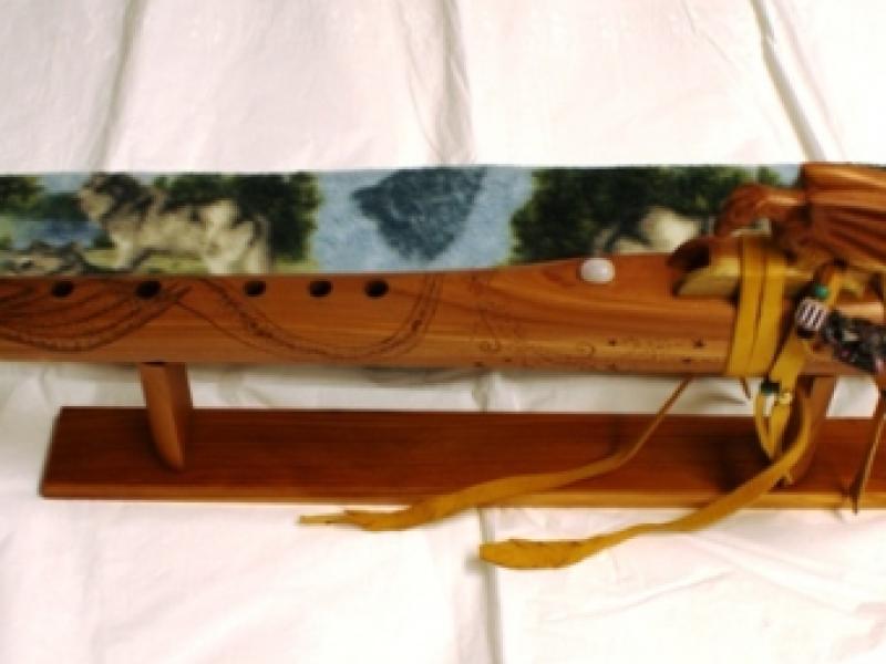 4th Annual Exhibit Wooden Dragon Flute
