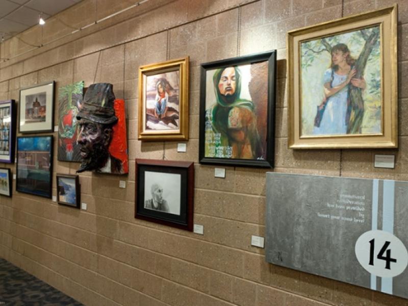 3rd Annual Exhibit Artwork on display at the 3rd Annual NAP Exhibition at Johns Hopkins Medicine