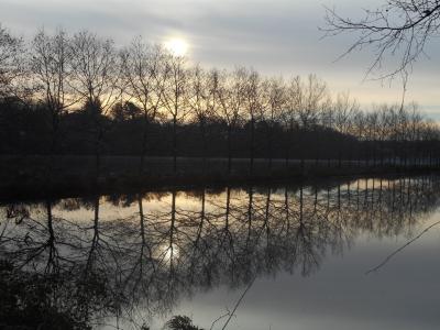 Late Winter Sunrise over the Delaware and Raritan Canal