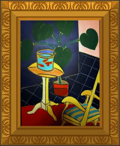 After Matisse, Fishbowl