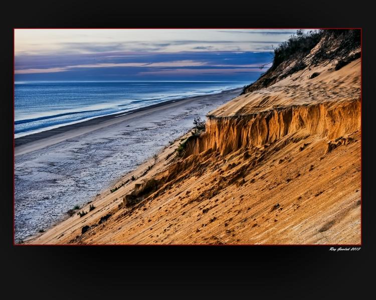Sandy cliff at Cape Cod
