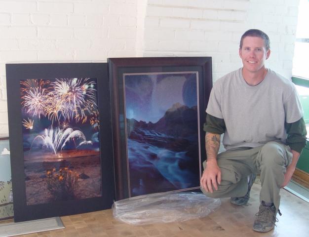 6th Annual Exhibit Skyflower (L) and The Mighty Fallen (R)