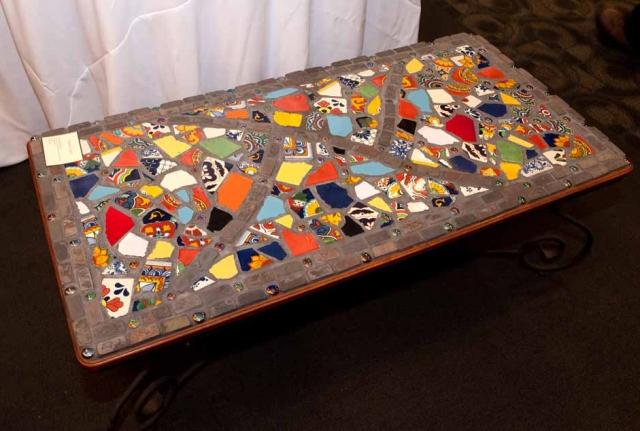 4th Annual Exhibit Mosaic Coffee Table