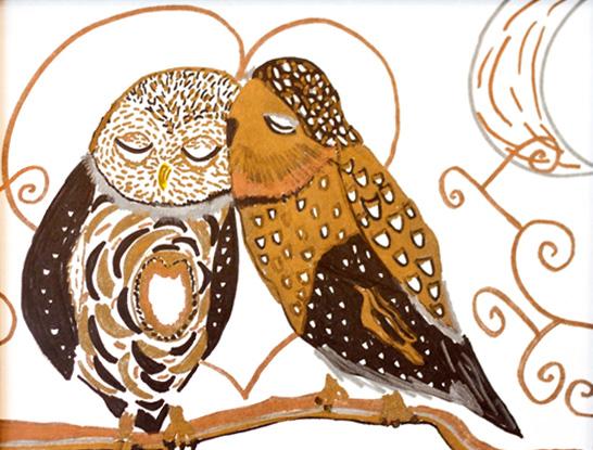 24th Annual Exhibit Owls in Love