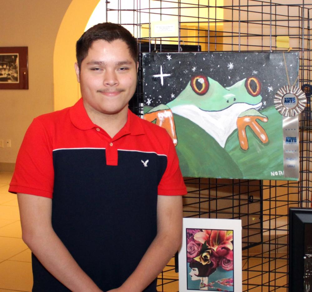 7th Annual Exhibit Happy Frog in the Moonlight