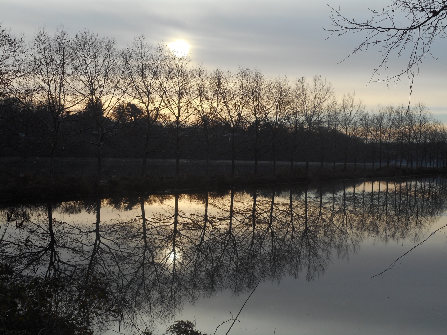 Late Winter Sunrise over the Delaware and Raritan Canal