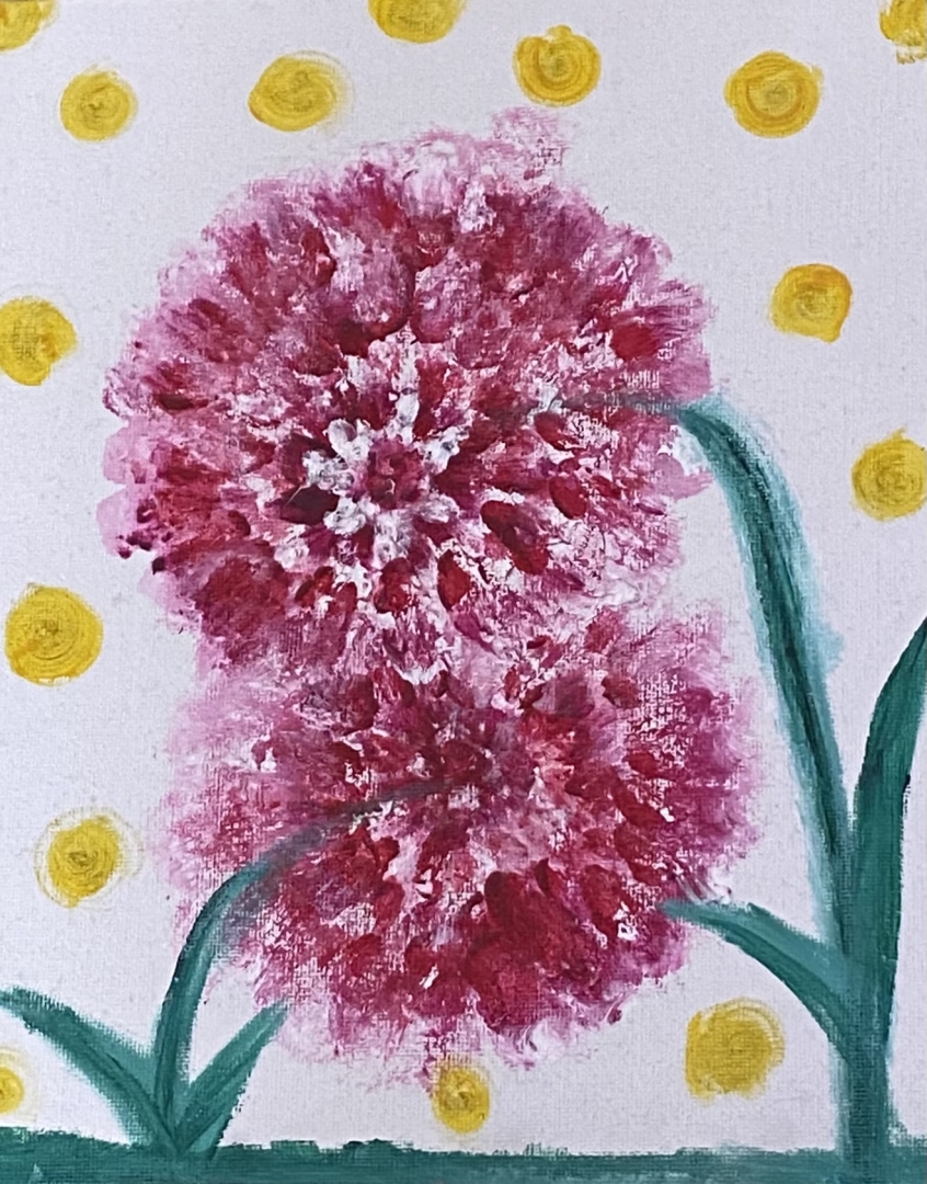 Pink Splotch Flower