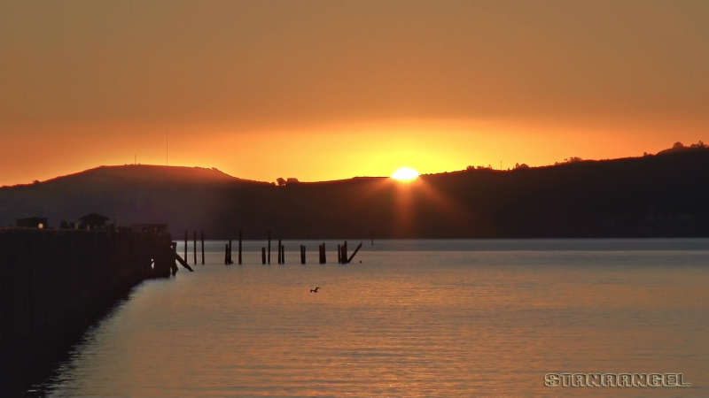 Sun rise Richmond Bay.