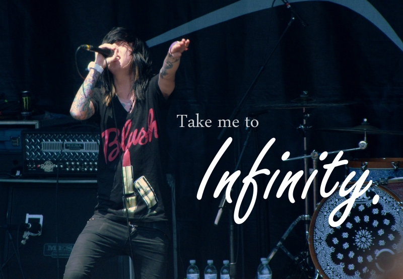 Take me to infinity.