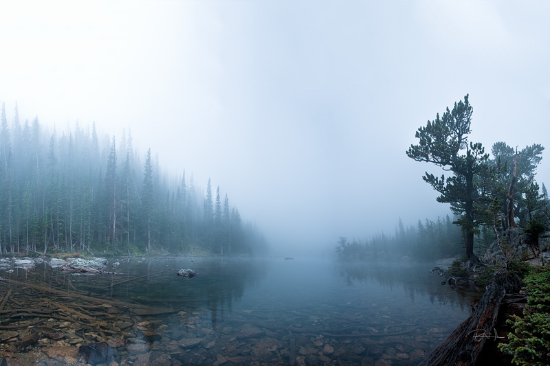 Dream Lake in Fog