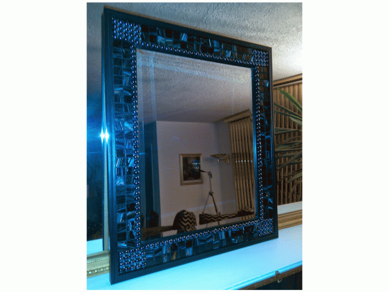 Mosaic Onyx Beauty Mirror 