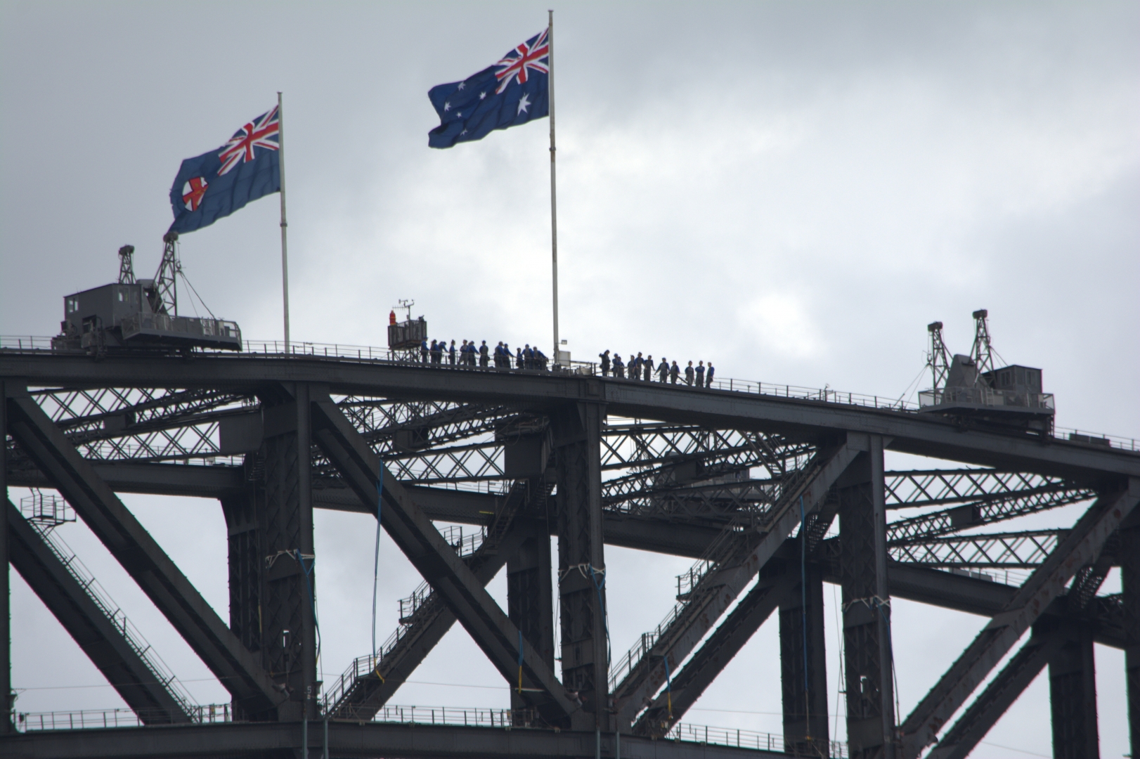 Climbers on Sydney Harbour Bridge