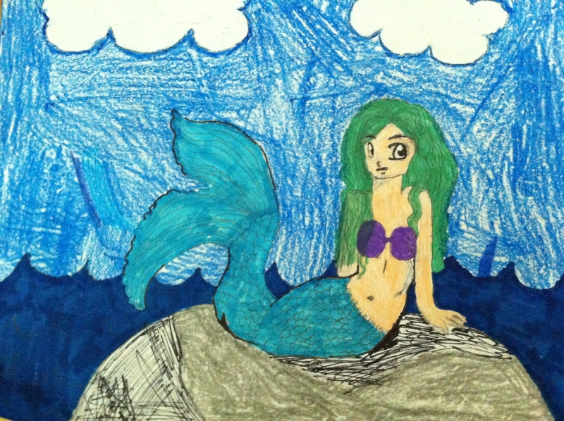 Mermaid by the sea
