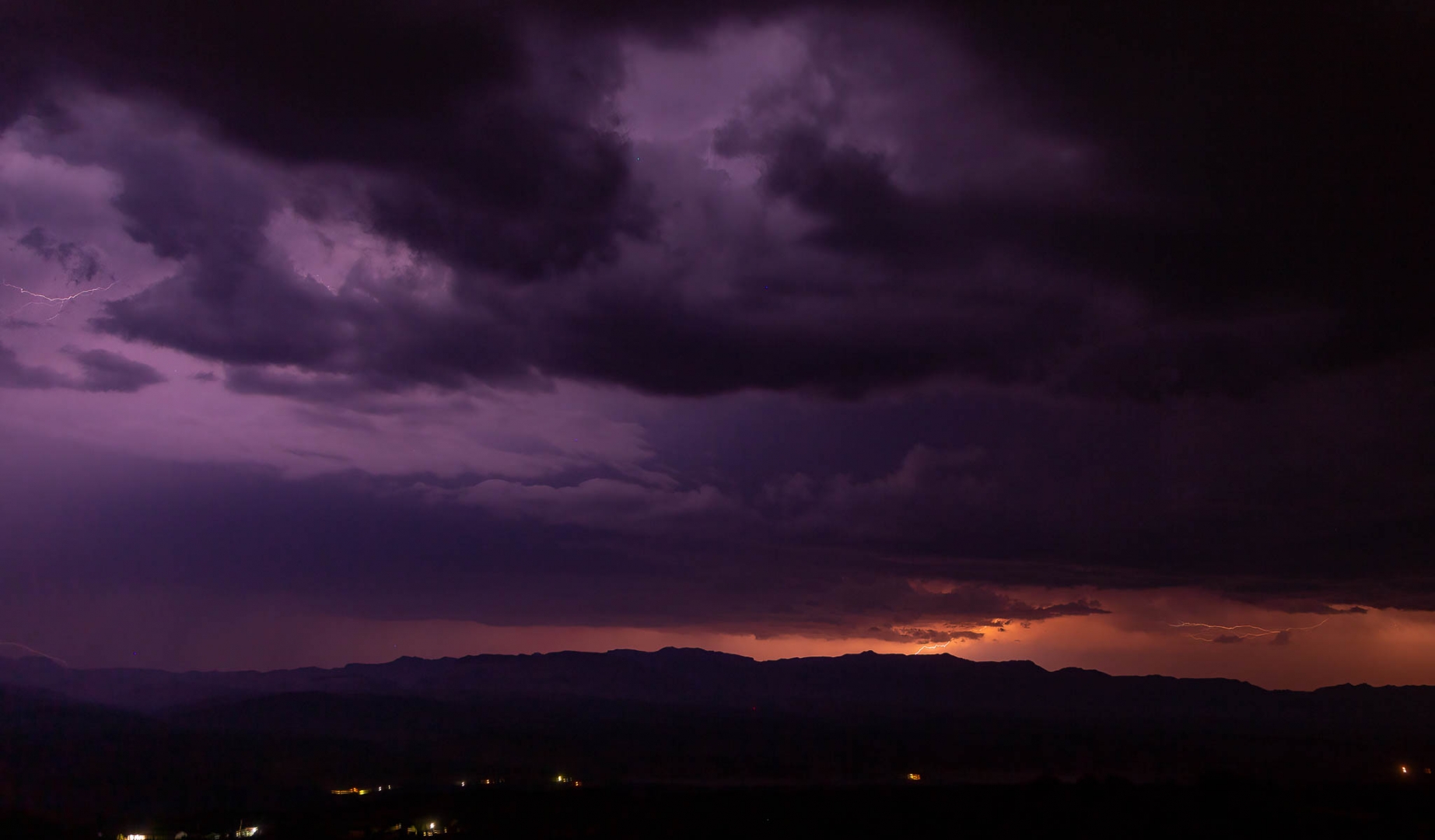 Tucson Sumer Storm at Sunset