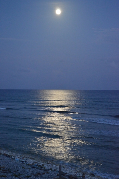 Moon over Cayman