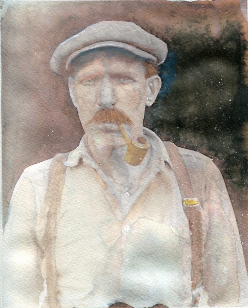 man with pipe