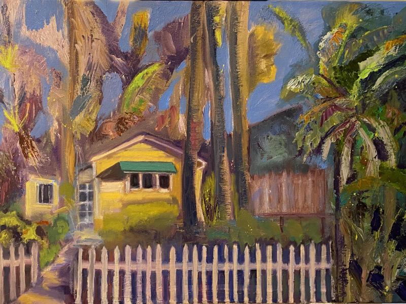Crystal Cove Visitor Center, Oil, 2023