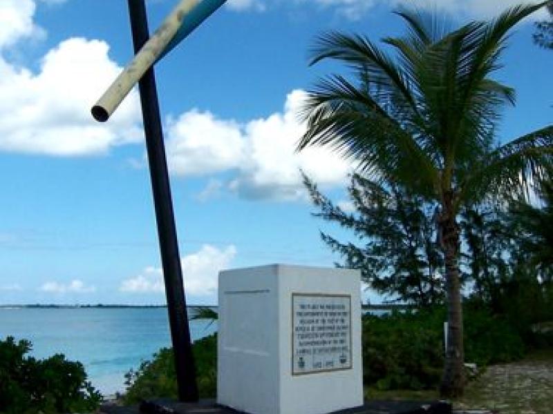 "Encounter of Three Worlds" Guanahani (San Salvador,) Bahamas