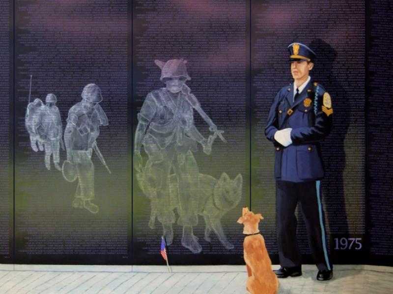 "Summon the Heros and Give Thanks" (The Vietnam War Memorial, Washington D.C. 