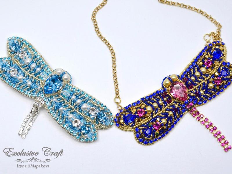 Necklace "Dragonfly"