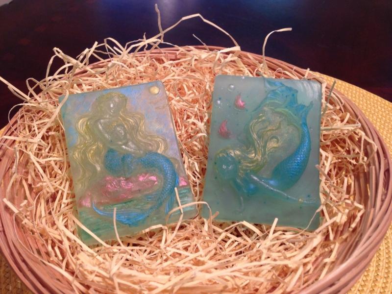 Hand Painted Soap Mermaids