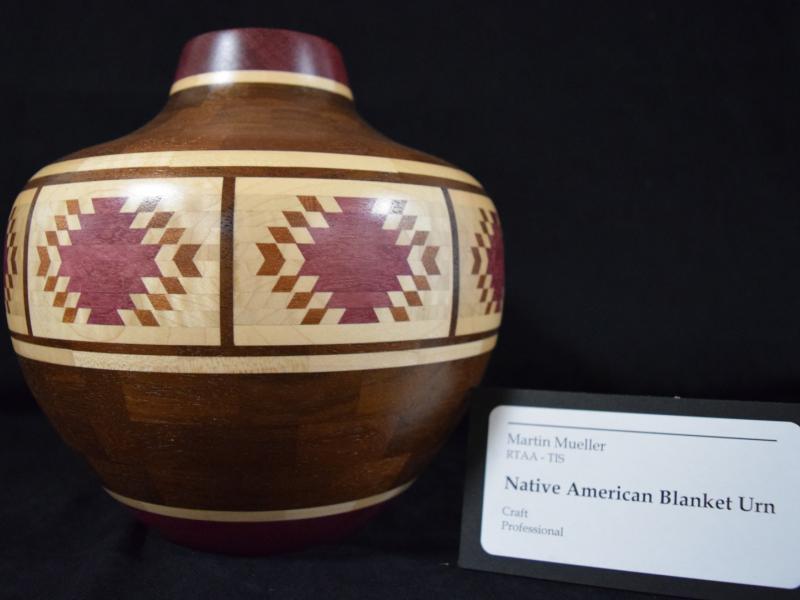11th Annual Exhibit Native American Blanket Urn