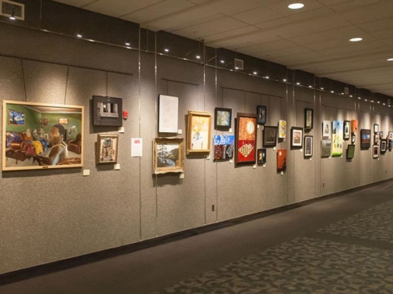 5th Annual Exhibit More than 180 pieces of artwork brightened up the walls of the Turner Concourse during the 5th Annual NAP Exhibit at Johns Hopkins Medicine