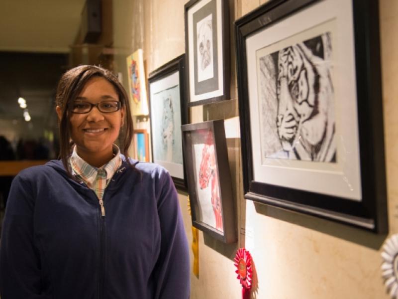 12th Annual Exhibit Tiger as Work of Art