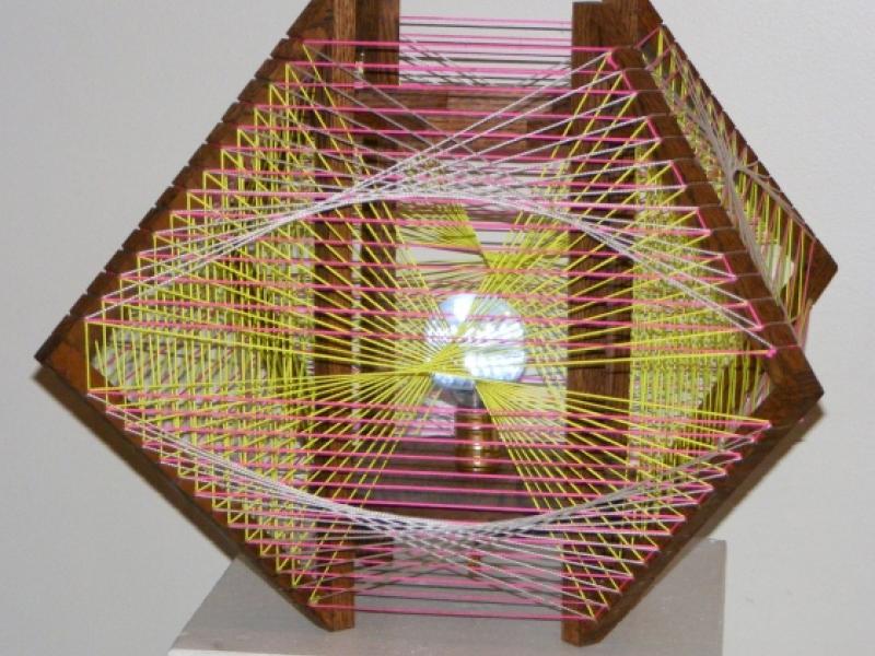 12th Annual Exhibit String Art Sculpture