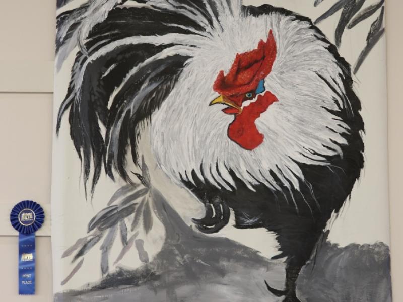 12th Annual Exhibit Angry Rooster