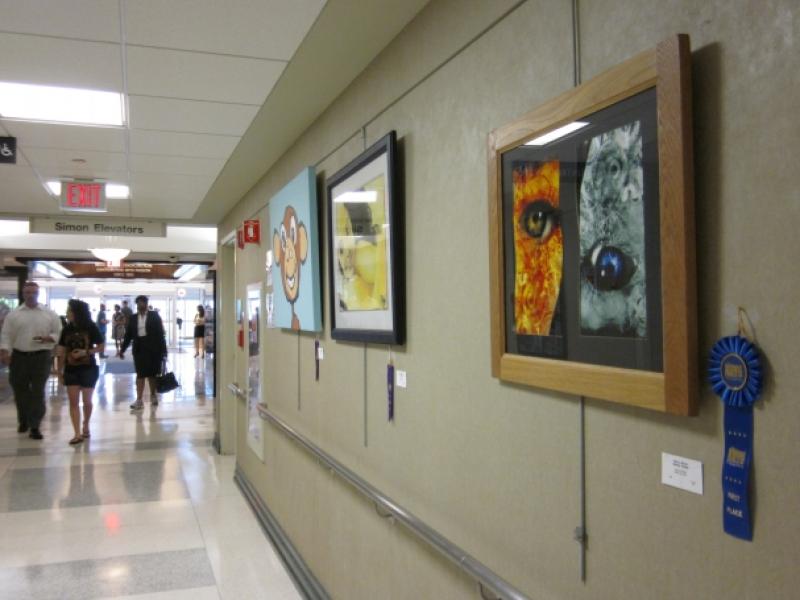 5th Annual Exhibit Artworked not only filled the lobby, but extended down the first floor hallway at Atlantic Health's 5th Annual NAP Exhibition