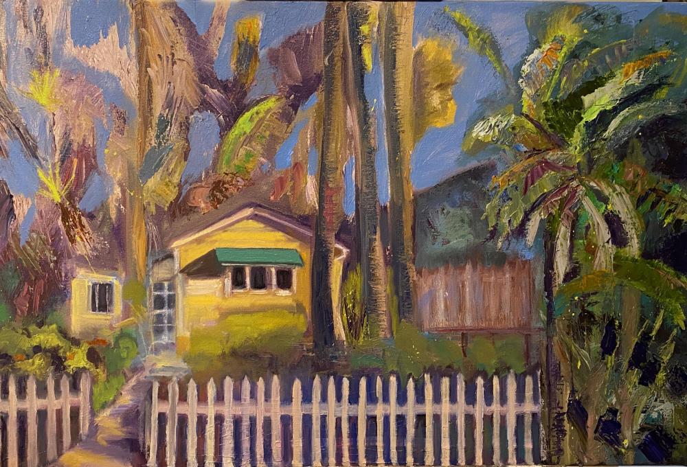 Crystal Cove Visitor Center, Oil, 2023