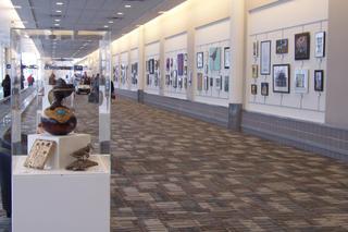 1st Annual Exhibit Artwork covered walls of the Minneapolis-St. Paul International Airport