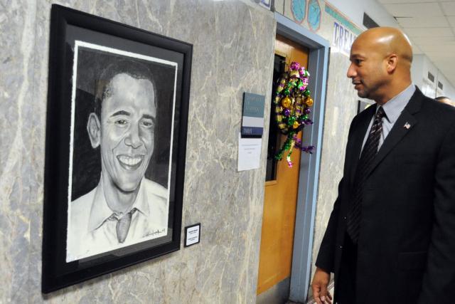 5th Annual Exhibit The Honorable C. Ray Nagin, Mayor with 2009 People's Choice Winner