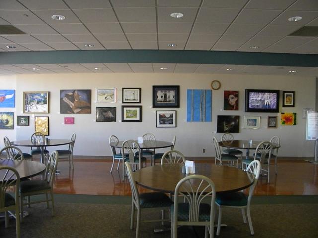 1st Annual Exhibit Artwork beautifully display in the Renown Health Cafeteria for the First Annual NAP Exhibition